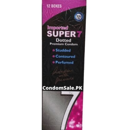 Super 7 Dotted Condoms Dispenser Online in Pakistan